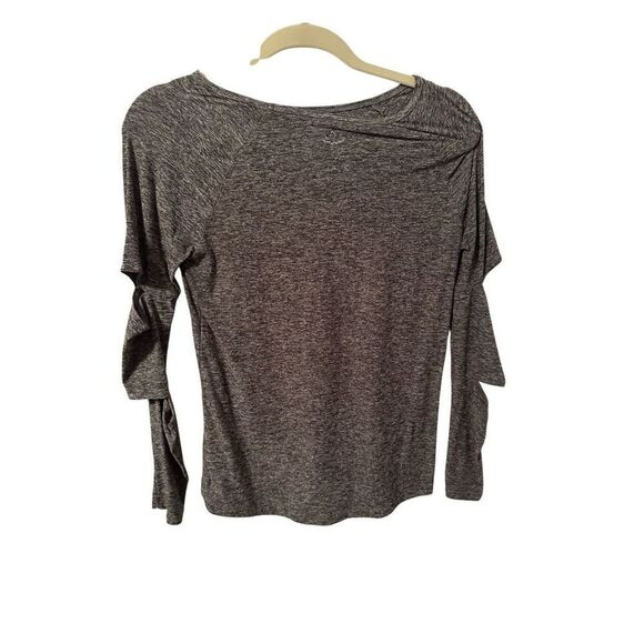 Beyond Yoga sz small slash top long sleeve grey women’s activewear - Picture 1 of 6